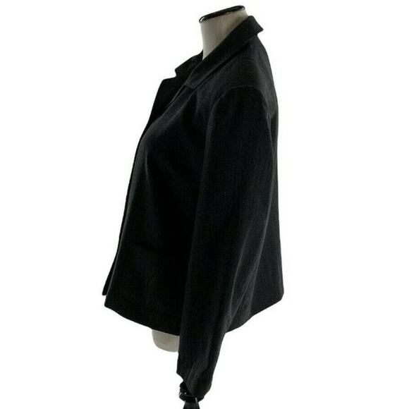 Talbots Blazer Womens Size 12 100% Wool Button Front Lined Pockets Suit Jacket - Picture 3 of 10